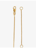 Rachel Jackson rainbow happy face 14ct gold-plated necklace, imported from the UK