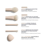 Morphe Oat Latte 5-piece brush set, imported from the UK