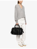 Zadig Voltaire leather bowling bag Sunny medium, UK version