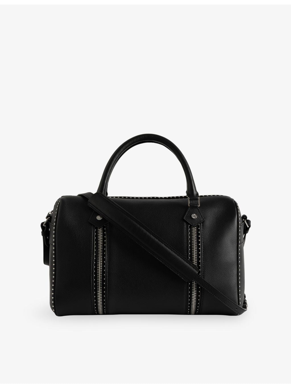 Zadig Voltaire leather bowling bag Sunny medium, UK version