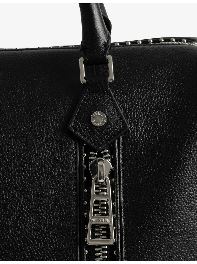Zadig Voltaire leather bowling bag Sunny medium, UK version