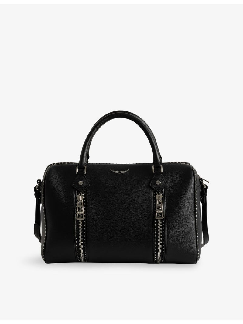 Zadig Voltaire leather bowling bag Sunny medium, UK version