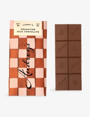 Audrey's nougatine chocolate bar 80g, imported from the UK