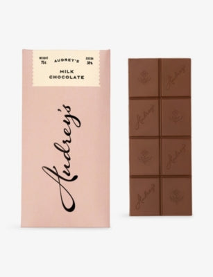 Audrey's milk chocolate bar 38% cocoa 80g (British brand)