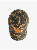 GODMADE camo cotton cap with logo embroidery, UK version