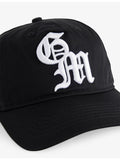 GODMADE adjustable cotton cap with embroidered logo, imported from the UK