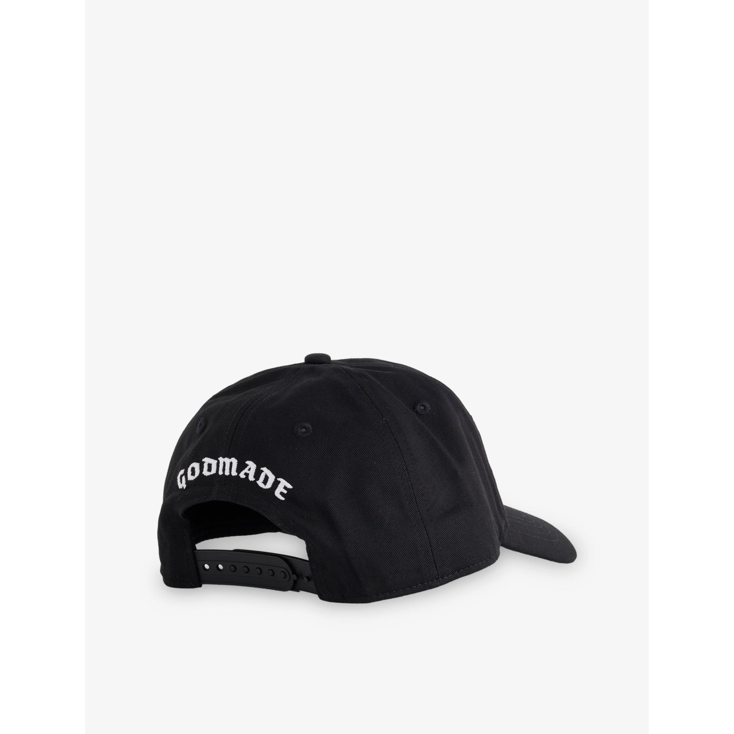 GODMADE adjustable cotton cap with embroidered logo, imported from the UK