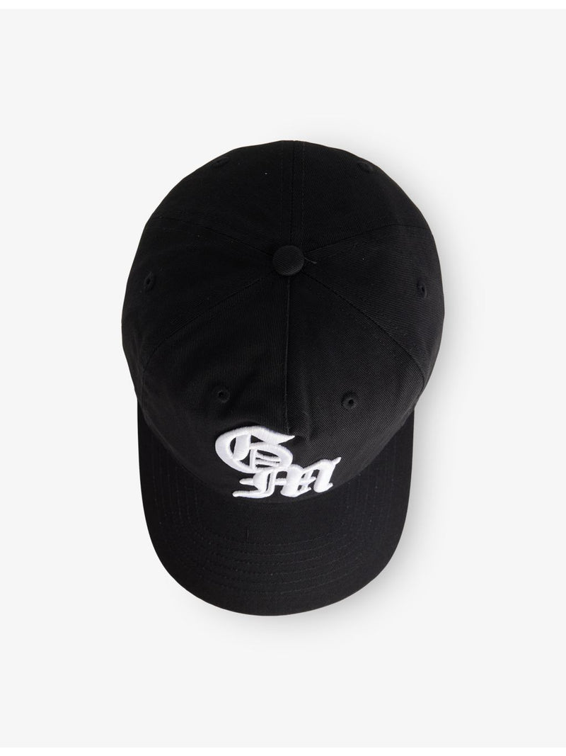 GODMADE adjustable cotton cap with embroidered logo, imported from the UK