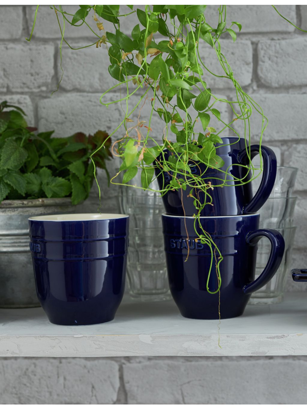 Staub rounded ceramic mug 350ml, imported from the UK