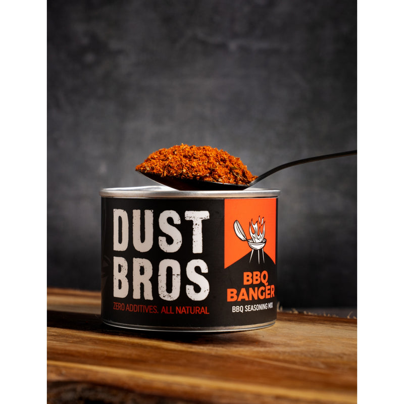 Dust Bros BBQ Banger seasoning 65g, imported from the UK