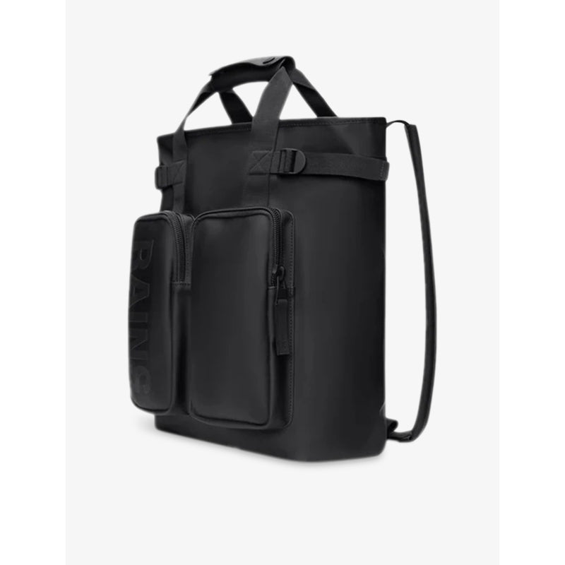 Rains Texel tote backpack with polyurethane coating, imported from the UK