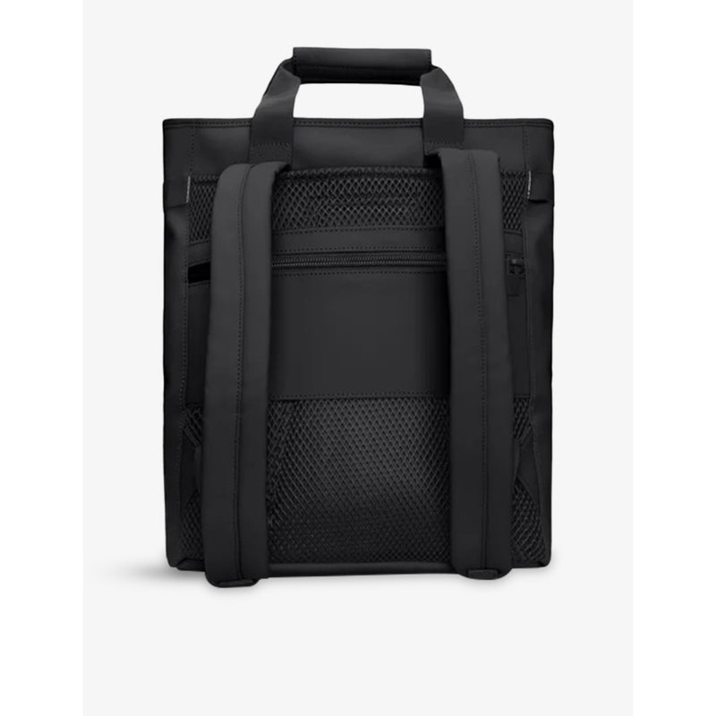 Rains Texel tote backpack with polyurethane coating, imported from the UK