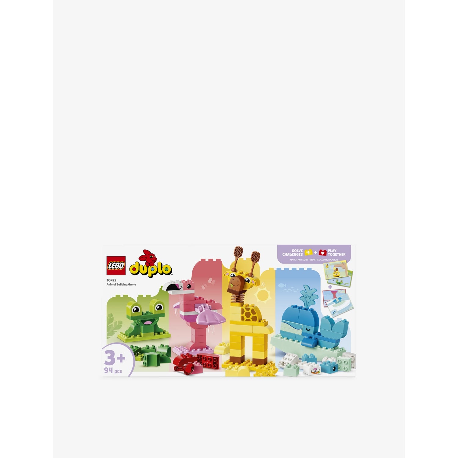 LEGO DUPLO Animal Building Game playset 10472, UK version