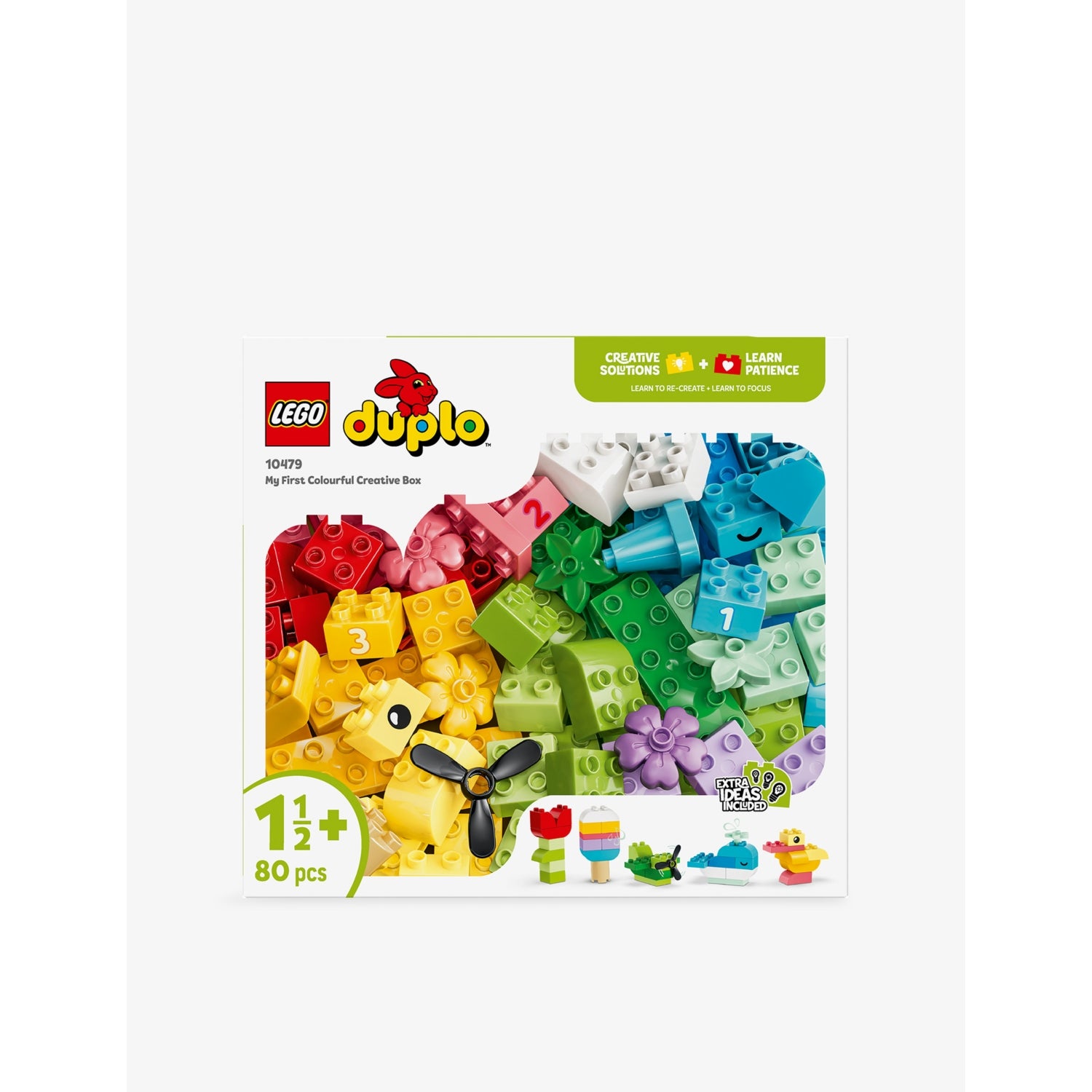 LEGO DUPLO Classic Colourful Creative Box 80 pieces (British brand)