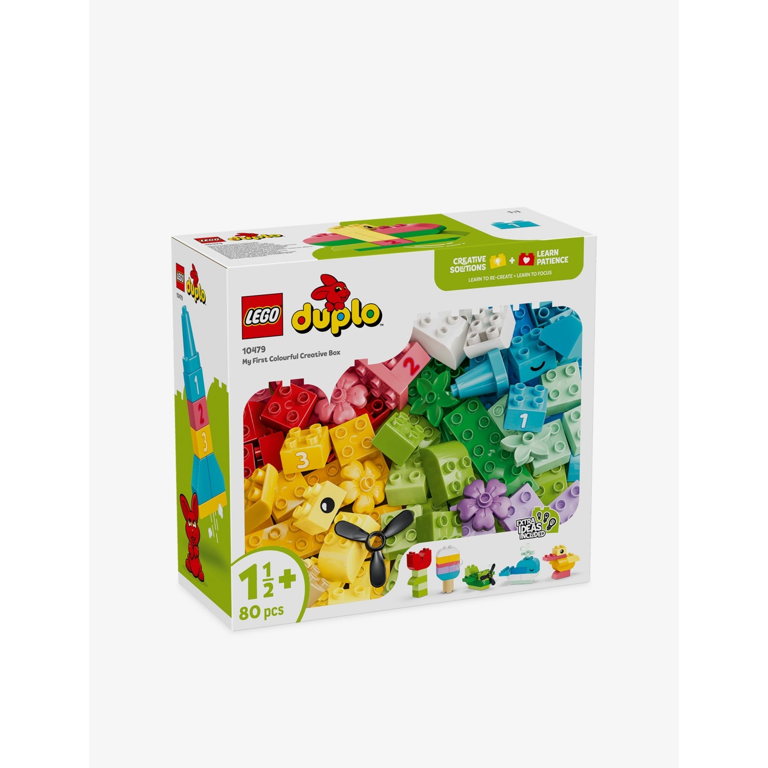 LEGO DUPLO Classic Colourful Creative Box 80 pieces (British brand)