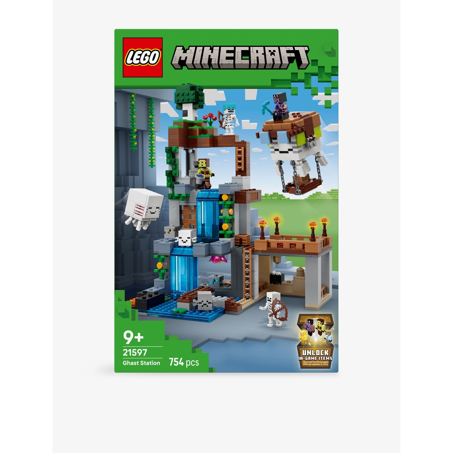 LEGO Minecraft Ghast Station Attack playset 21597 - British product