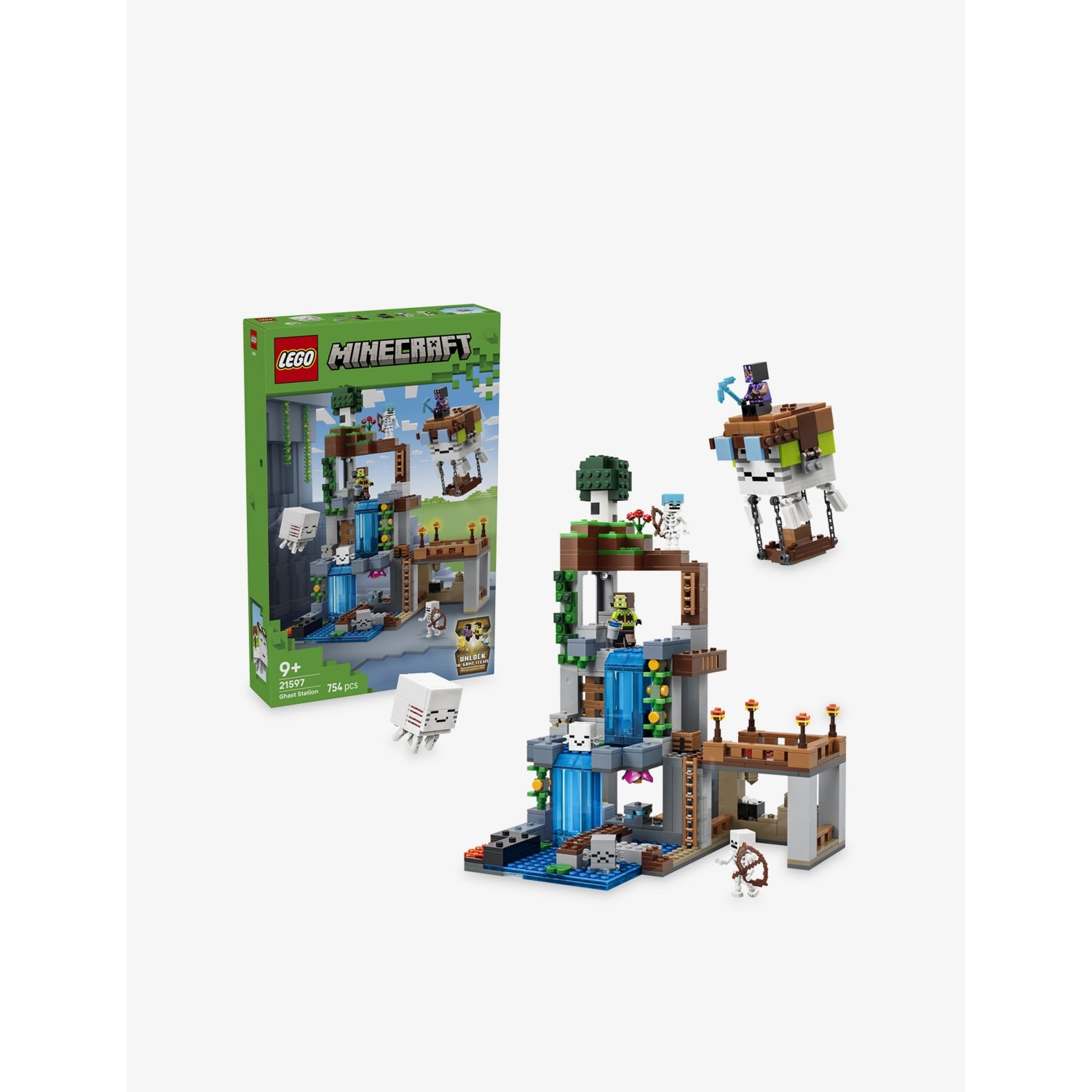 LEGO Minecraft Ghast Station Attack playset 21597 - British product