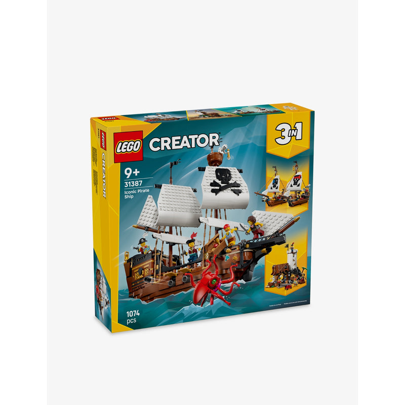 LEGO Creator 3-in-1 Pirate Ship 1074 pieces, imported from the UK
