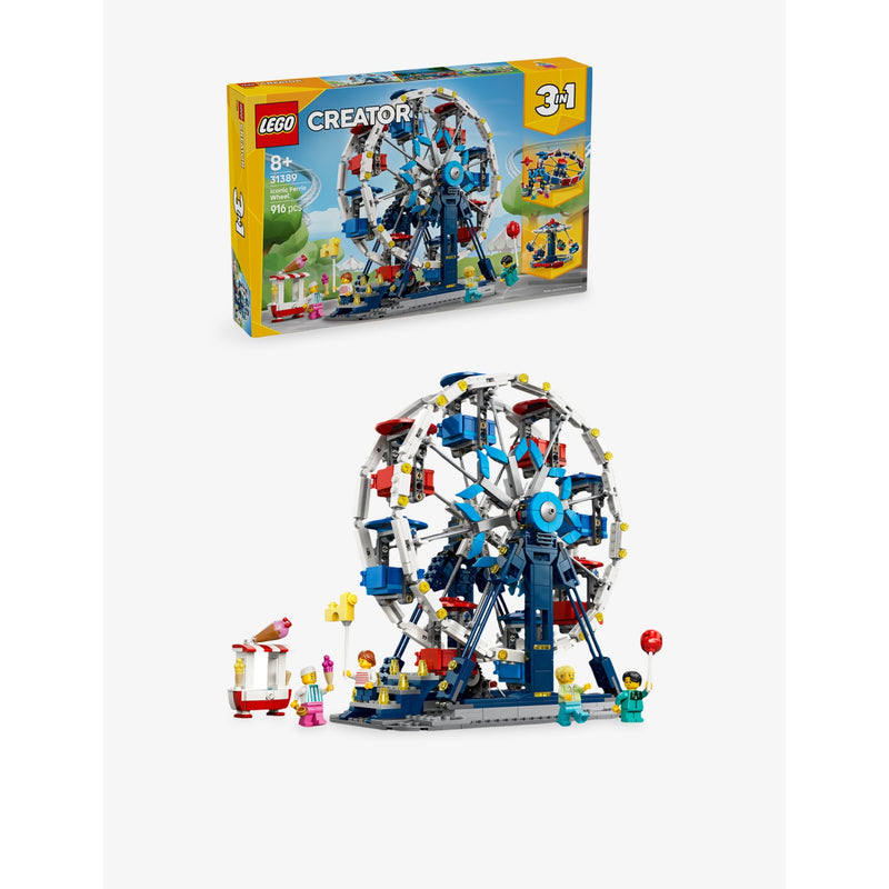 LEGO Creator Ferris Wheel playset 916 pieces 3-in-1 (British brand)