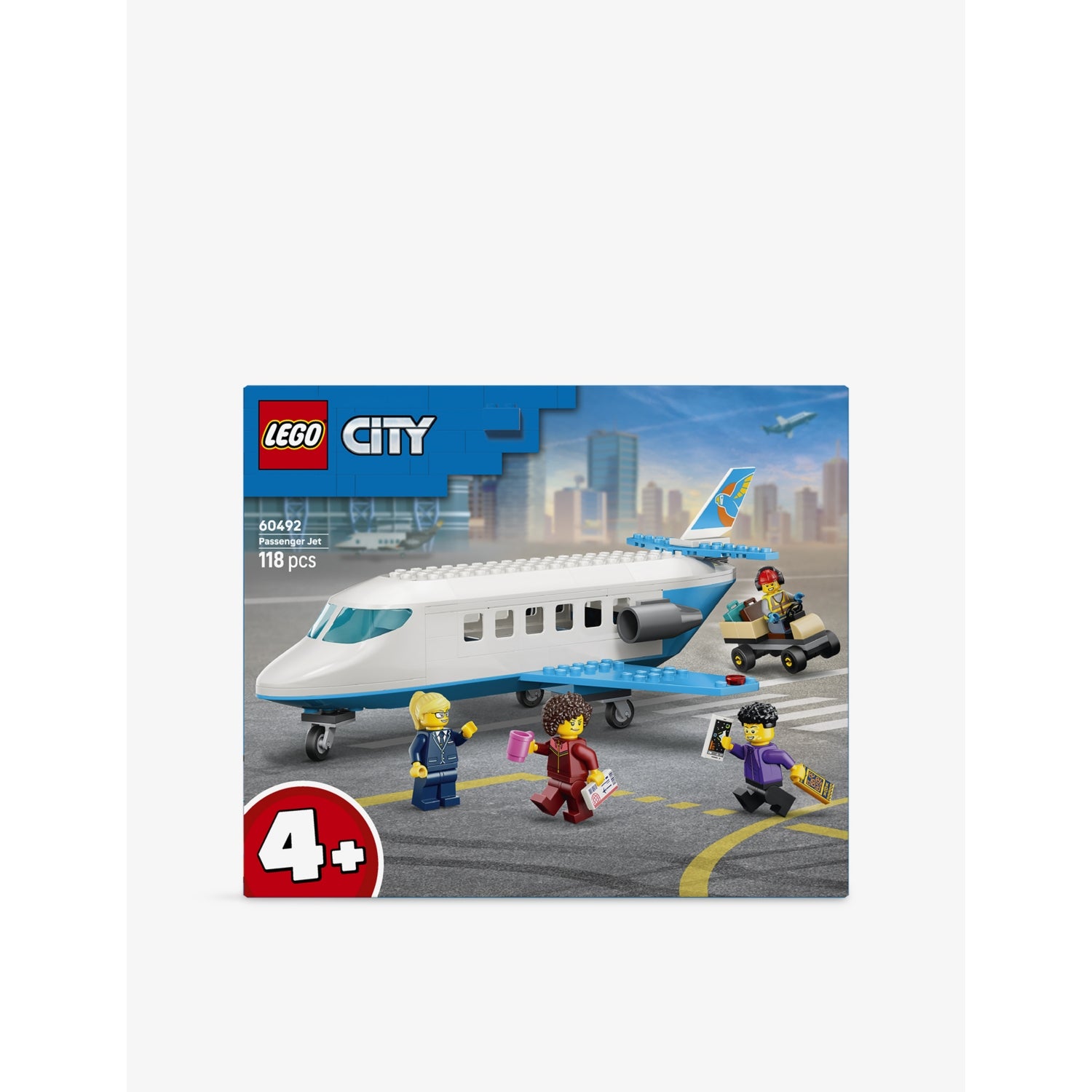 LEGO Passenger Jet playset 118 pieces (British brand)