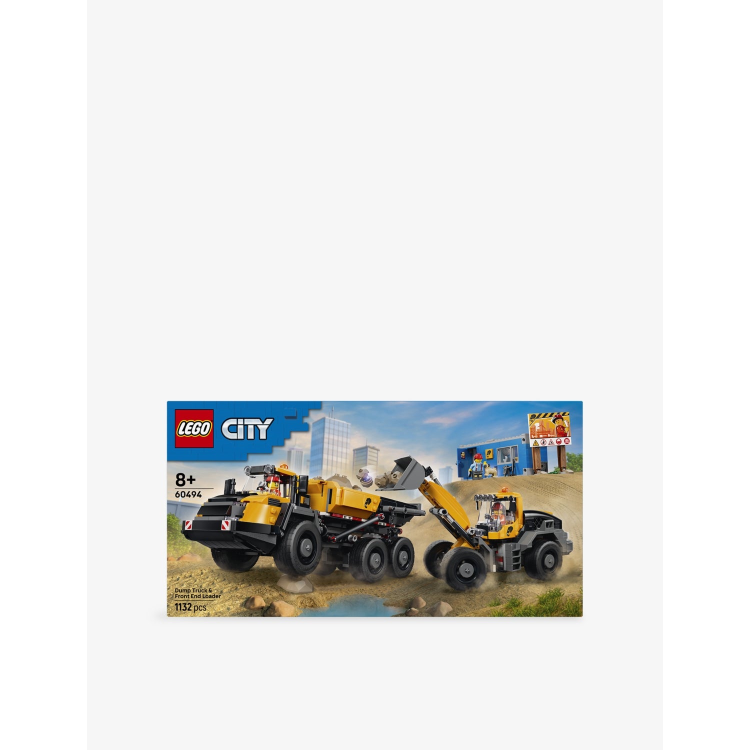 LEGO City dump truck front end loader playset 1132 pieces (British brand)
