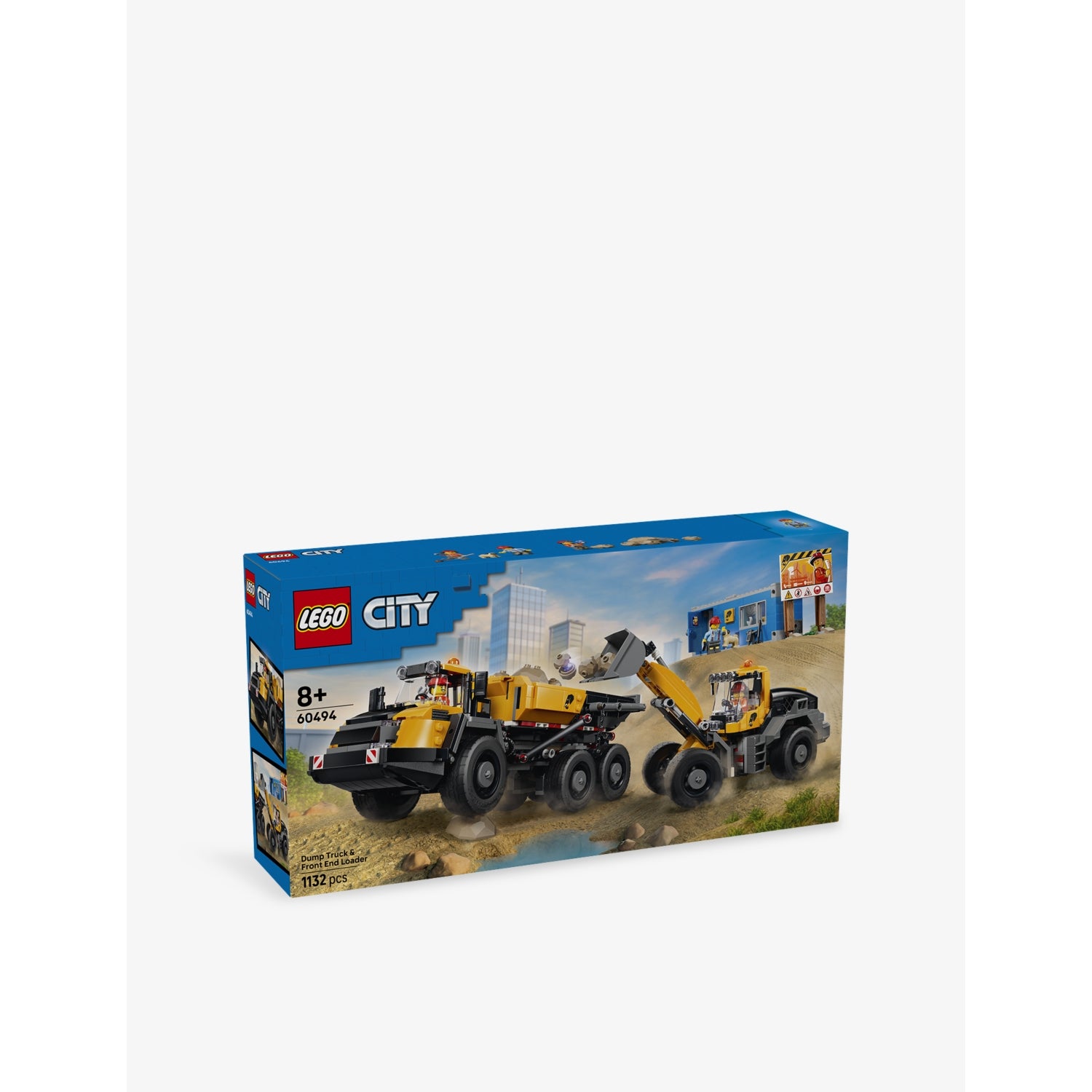 LEGO City dump truck front end loader playset 1132 pieces (British brand)