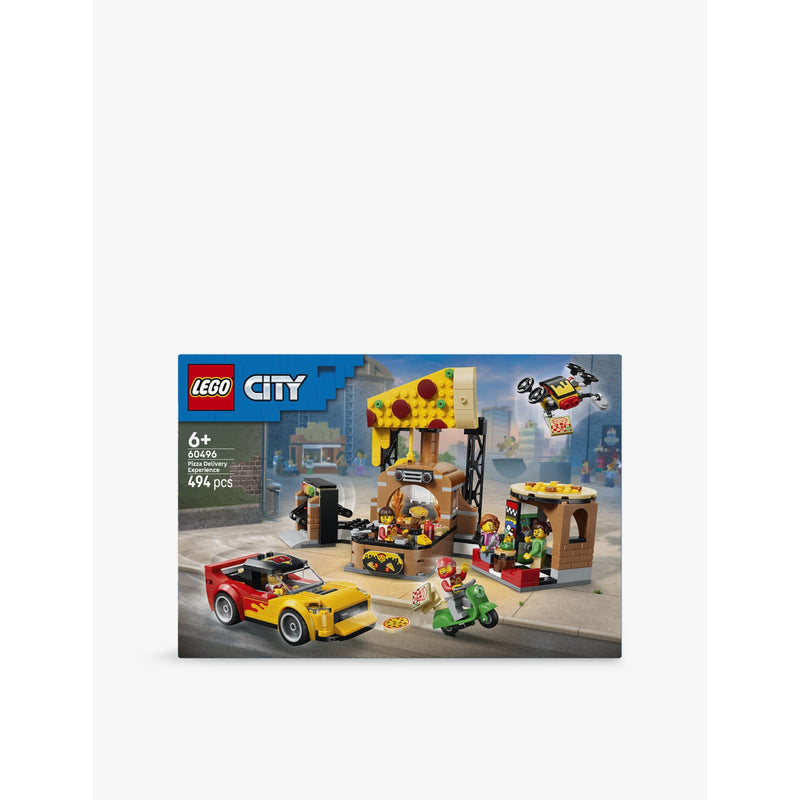 LEGO City 60496 pizza delivery playset 494 pieces (British brand)