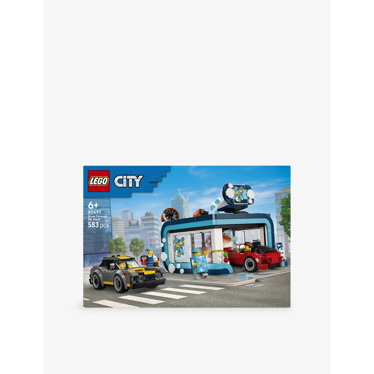 LEGO City 60497 car wash playset, imported from the UK