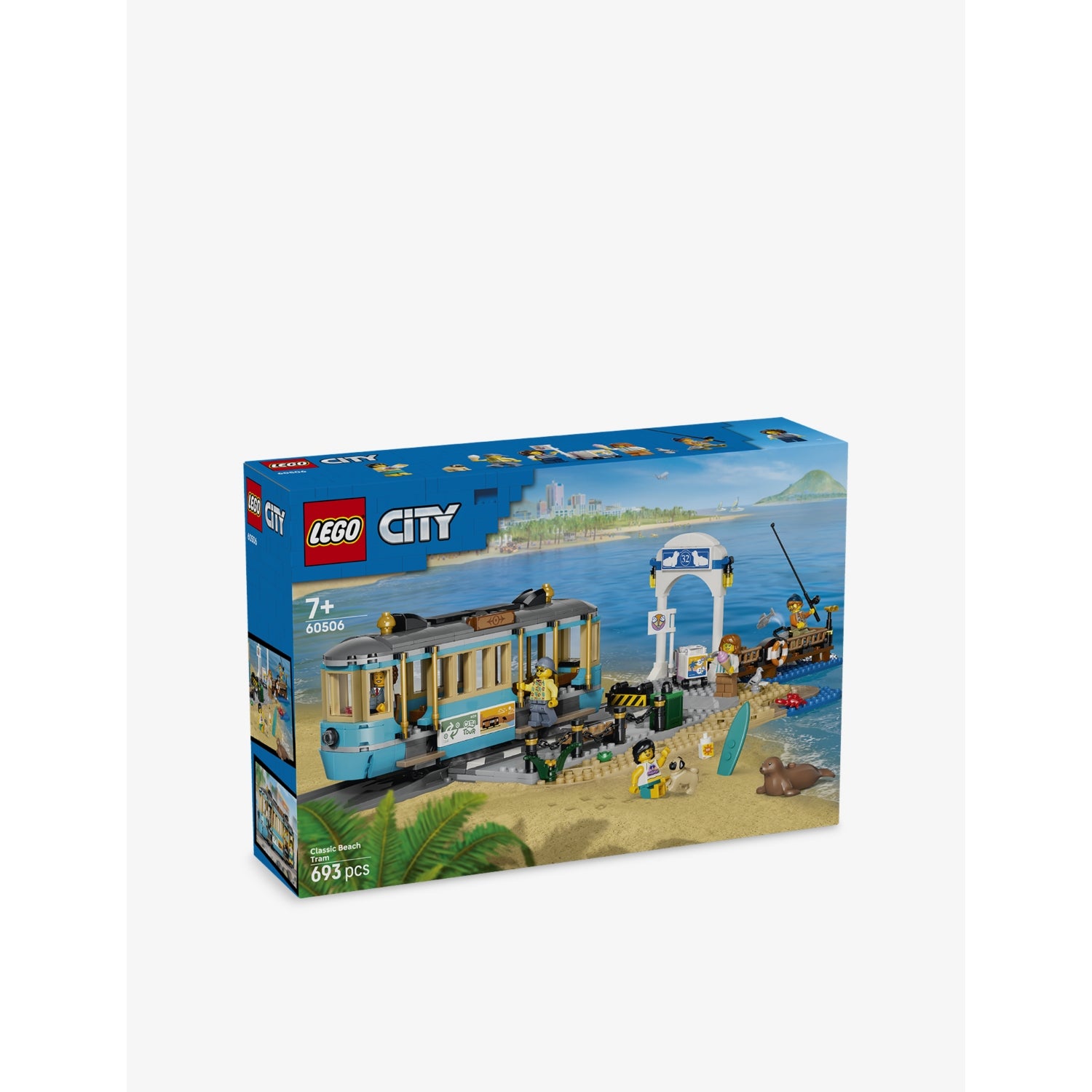 LEGO City Beach Streetcar playset 693 pieces - British product