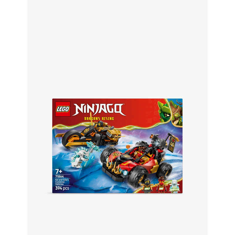 LEGO NINJAGO Kai and Cole's Combiner Vehicles playset 71864 - British product