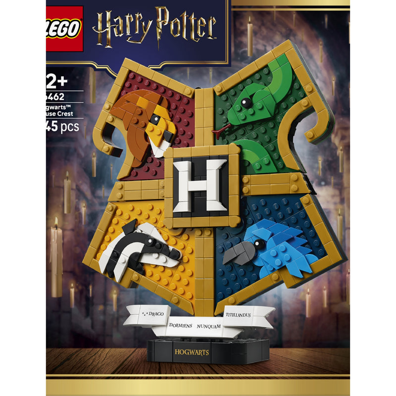LEGO Harry Potter Hogwarts House Crest building set, 545 pieces (British brand)
