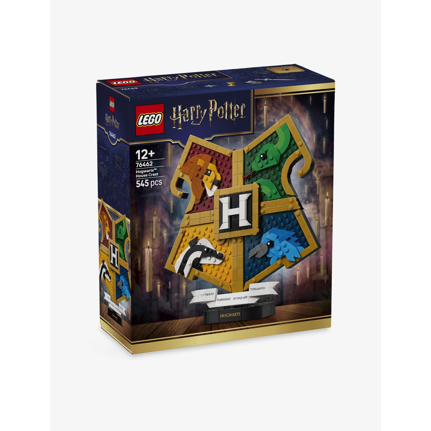 LEGO Harry Potter Hogwarts House Crest building set, 545 pieces (British brand)