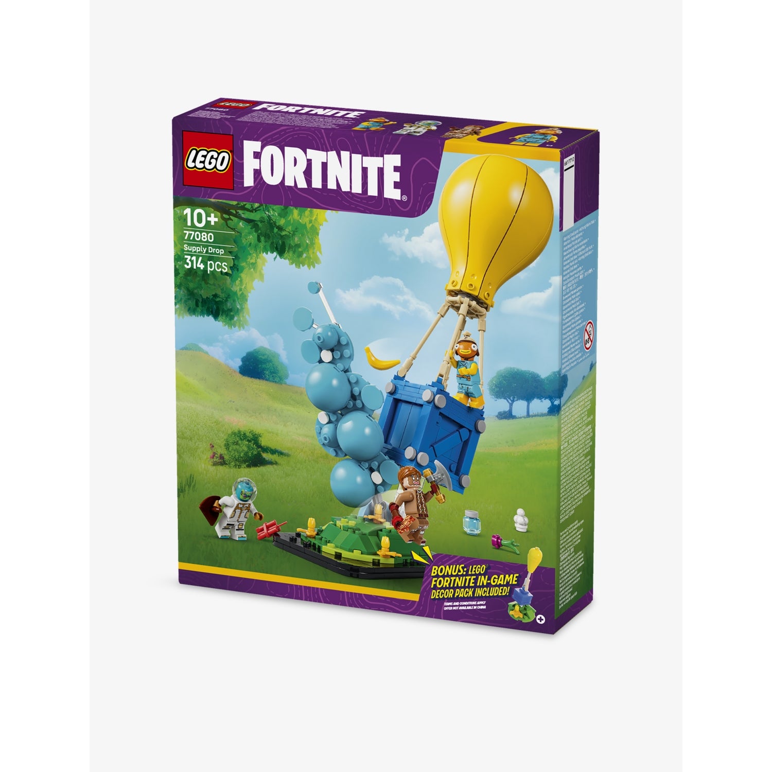 LEGO Fortnite 77080 Supply Drop playset 314 pieces, UK version