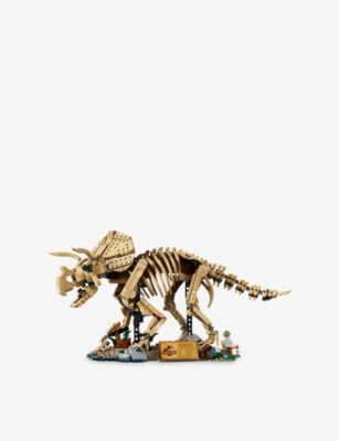 LEGO Jurassic World Triceratops fossil set, imported from the UK