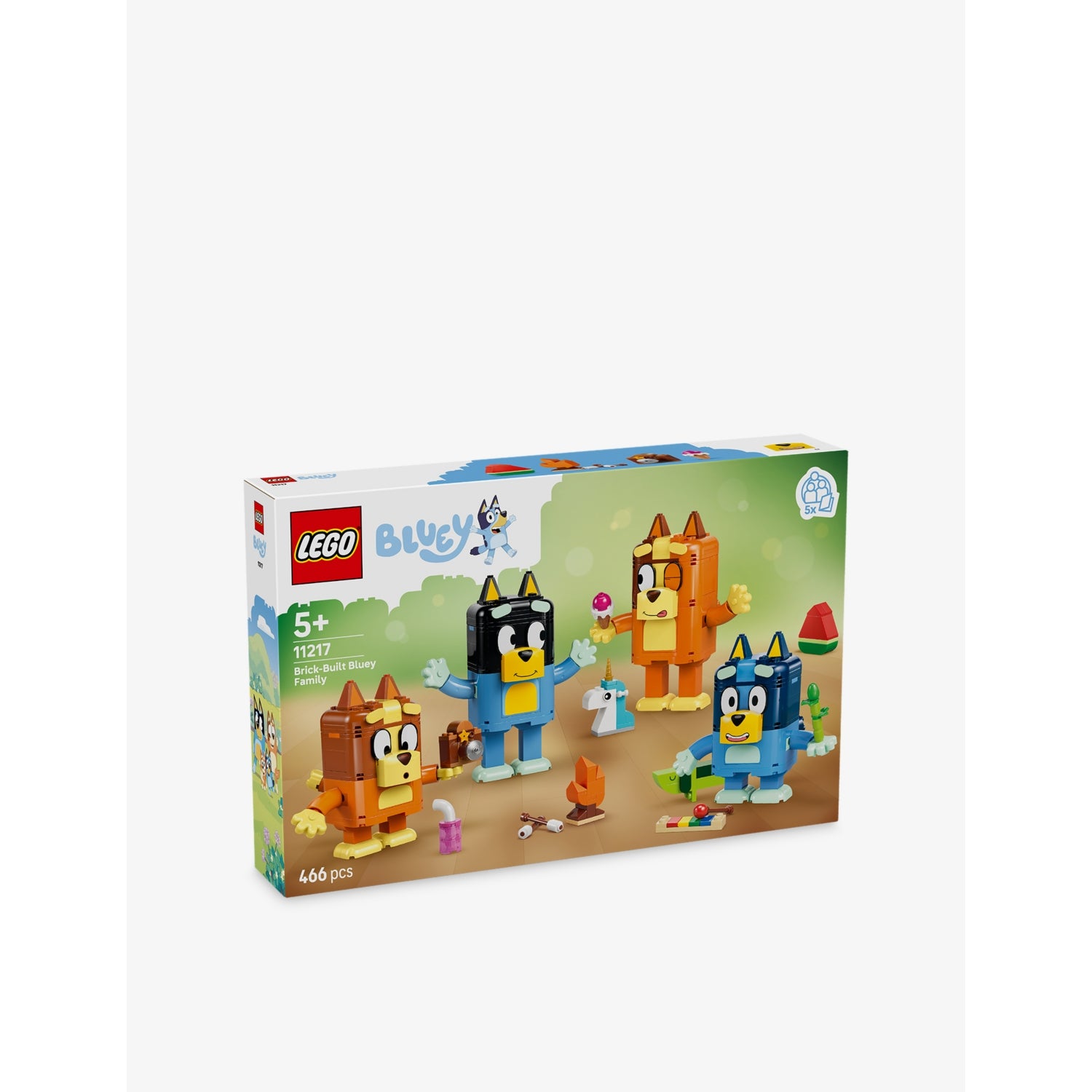 LEGO Bluey 11217 Brick-Built Family Playset 466 pieces - British product
