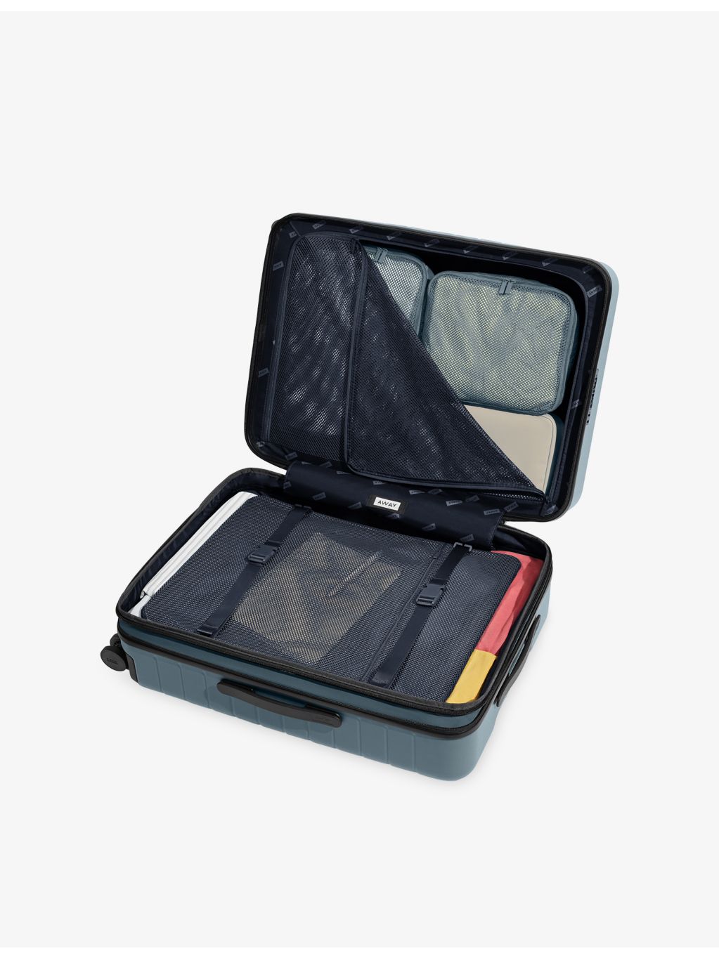 Away Medium Flex expandable suitcase 72L, imported from the UK