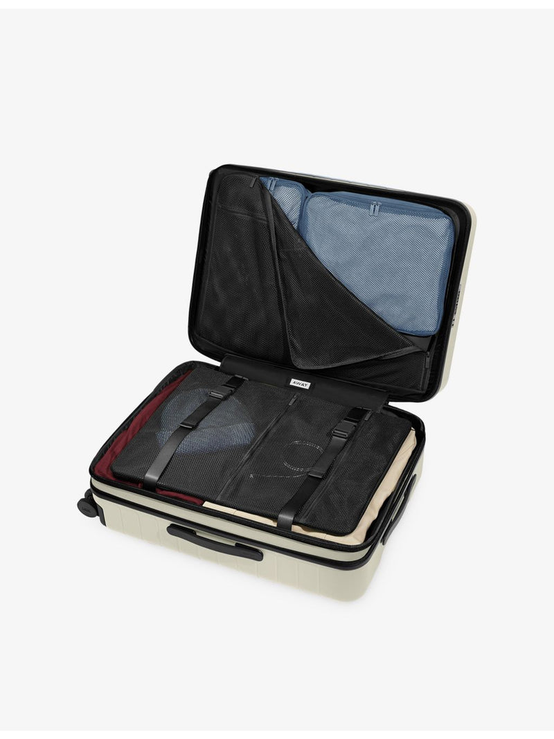 Away Medium Flex expandable suitcase, imported from the UK