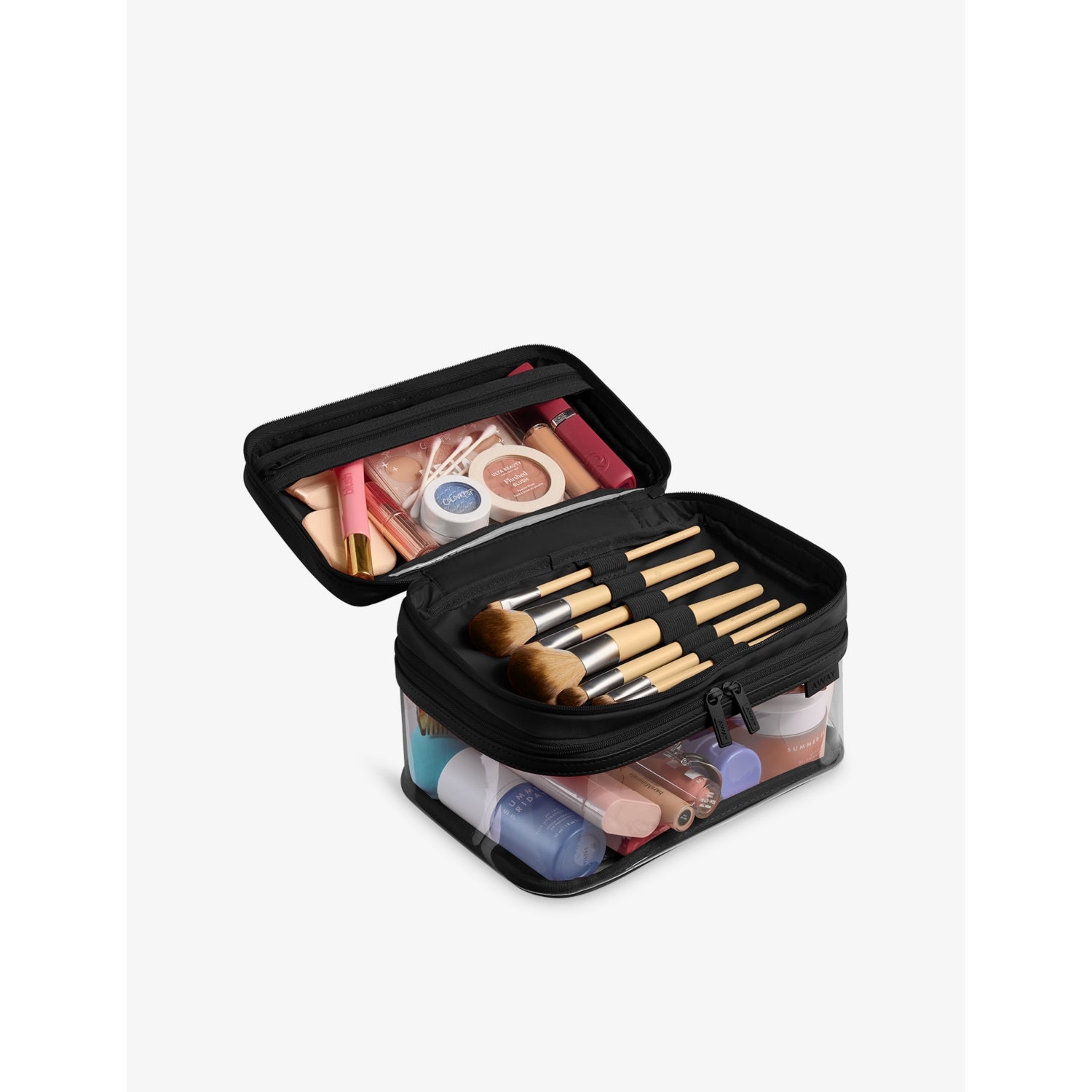 Away woven clear cosmetic case 4.8L (British brand)