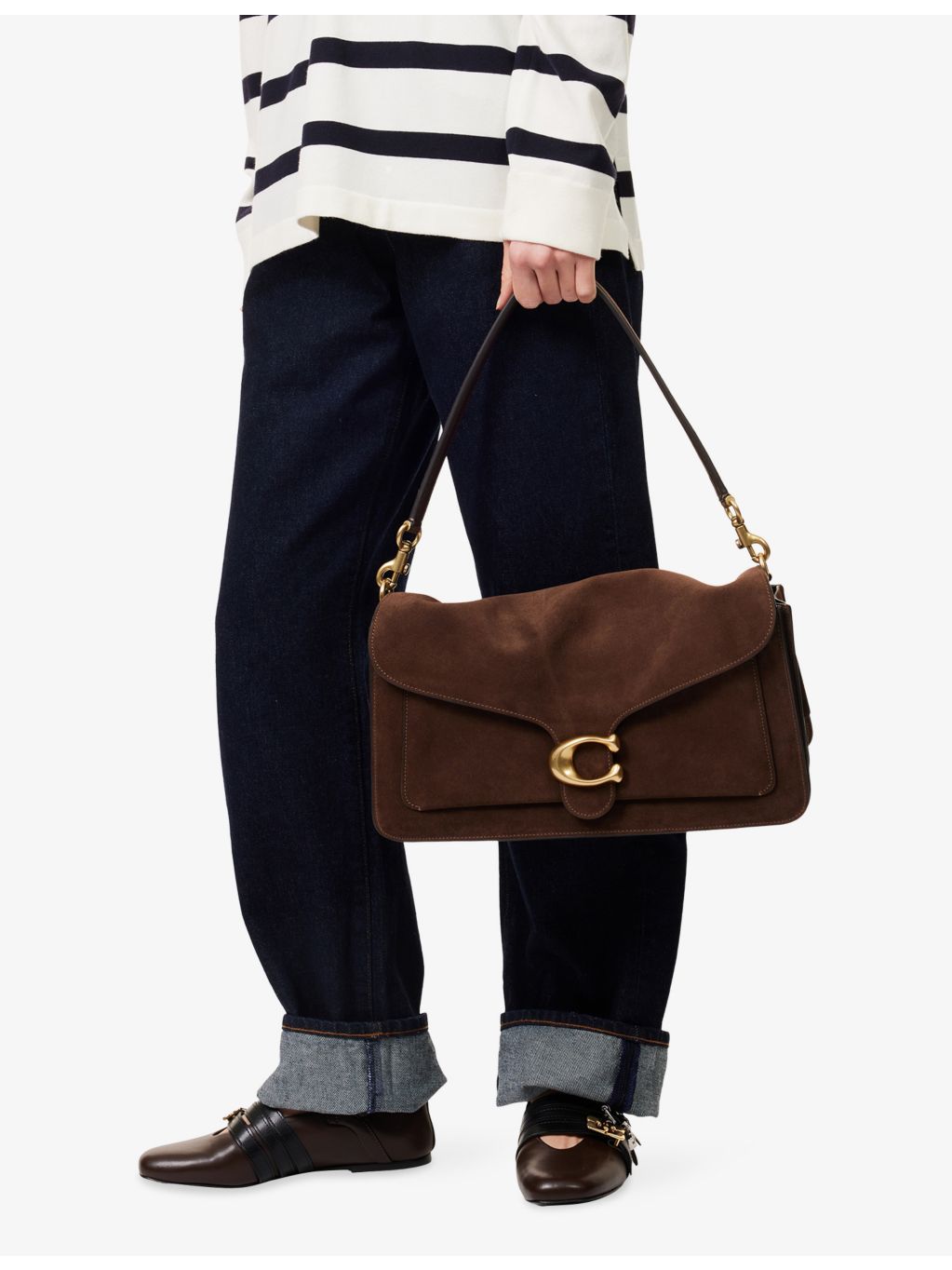 Coach Tabby 36 suede shoulder bag, UK version