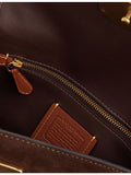 Coach Jet suede shoulder bag 24.8cm wide, UK version