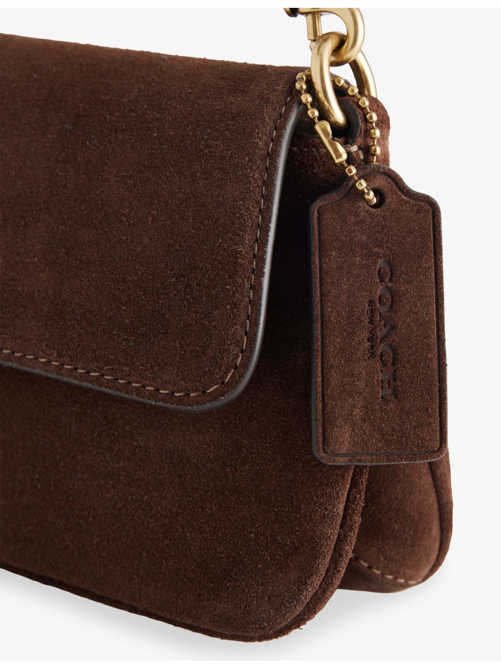 Coach Jet suede shoulder bag 24.8cm wide, UK version