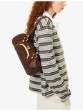 Coach suede barrel bag top-handle 27.5cm, imported from the UK