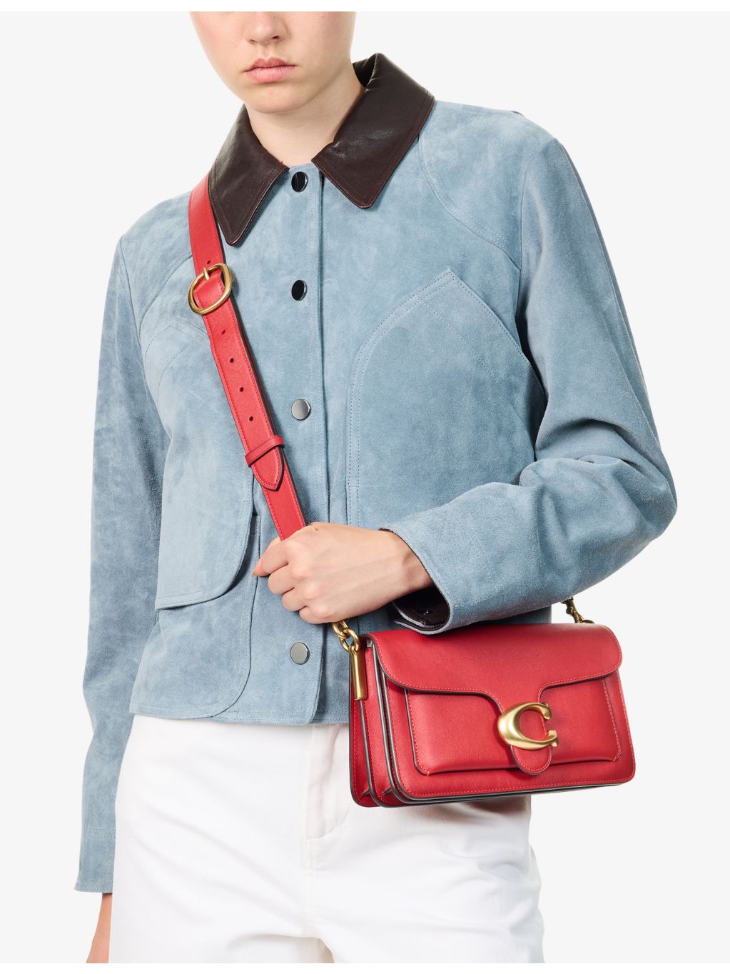 Coach Tabby 26 leather shoulder bag - British product