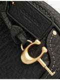 Coach Drifter three-compartment leather shoulder bag, UK version