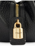 Coach Drifter three-compartment leather shoulder bag, UK version