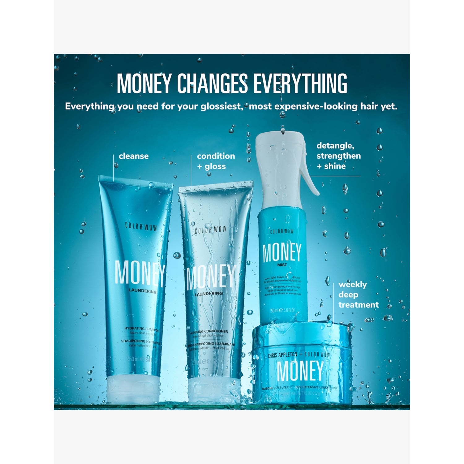Color Wow Money Laundering glossing conditioner 250ml, imported from the UK