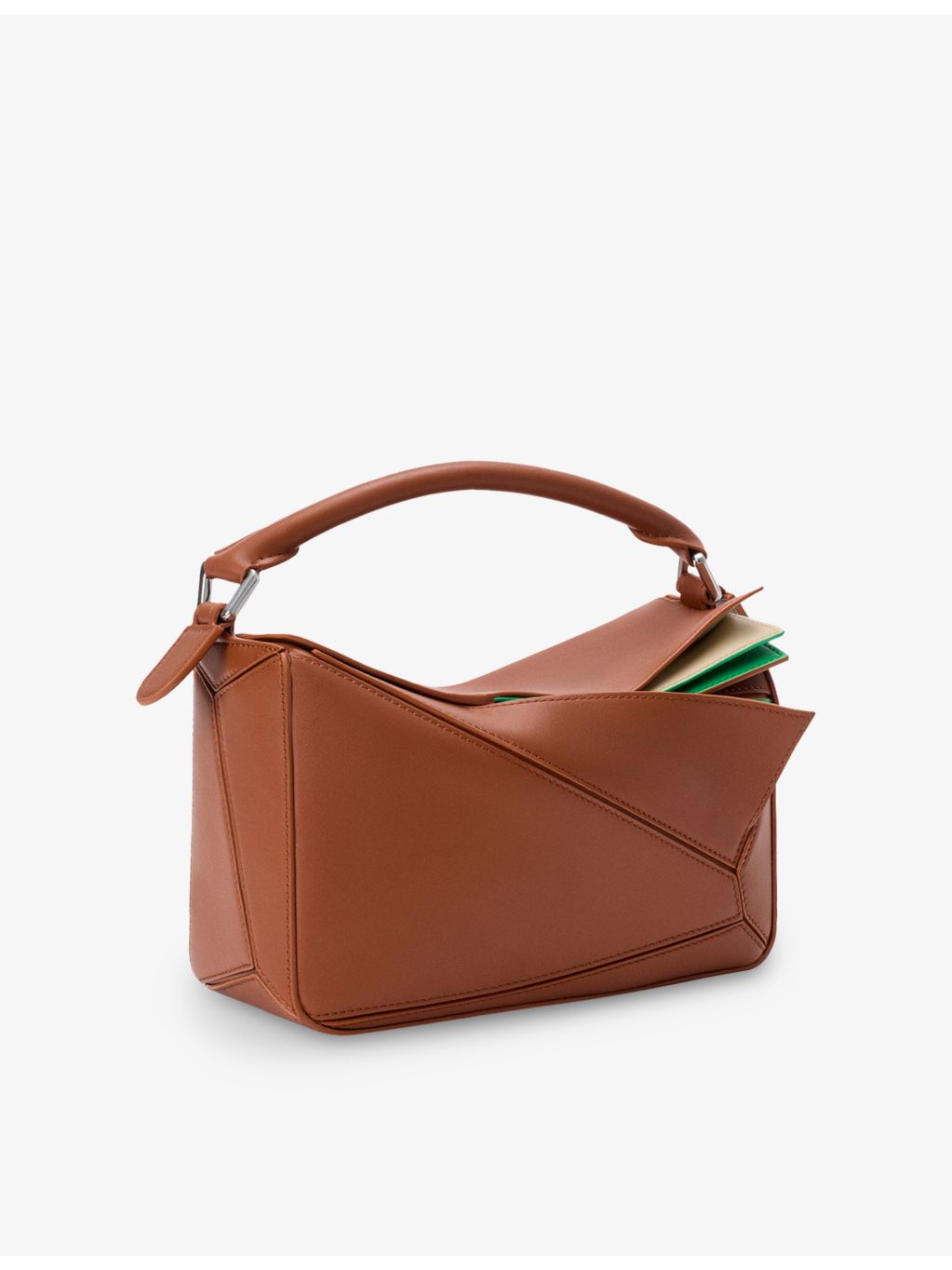 Loewe Puzzle Layers Small leather top-handle bag (British brand)