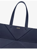 Loewe Puzzle Fold medium leather tote bag (British brand)