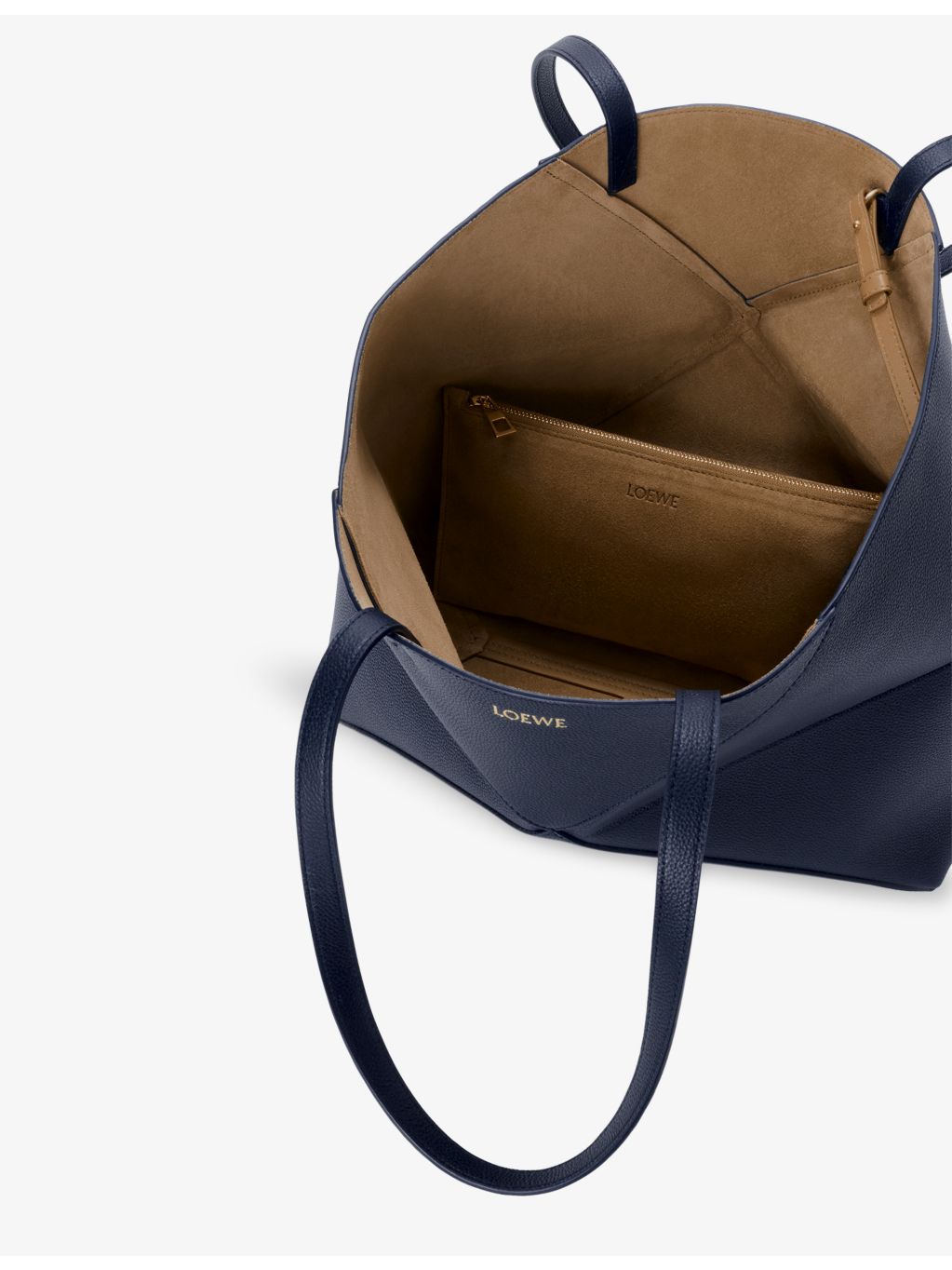 Loewe Puzzle Fold medium leather tote bag (British brand)