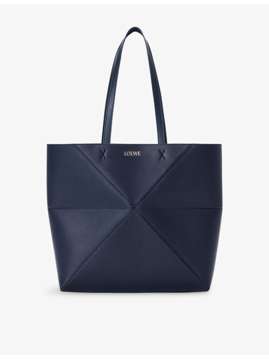 Loewe Puzzle Fold medium leather tote bag (British brand)